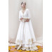 White Anarkali Outfit